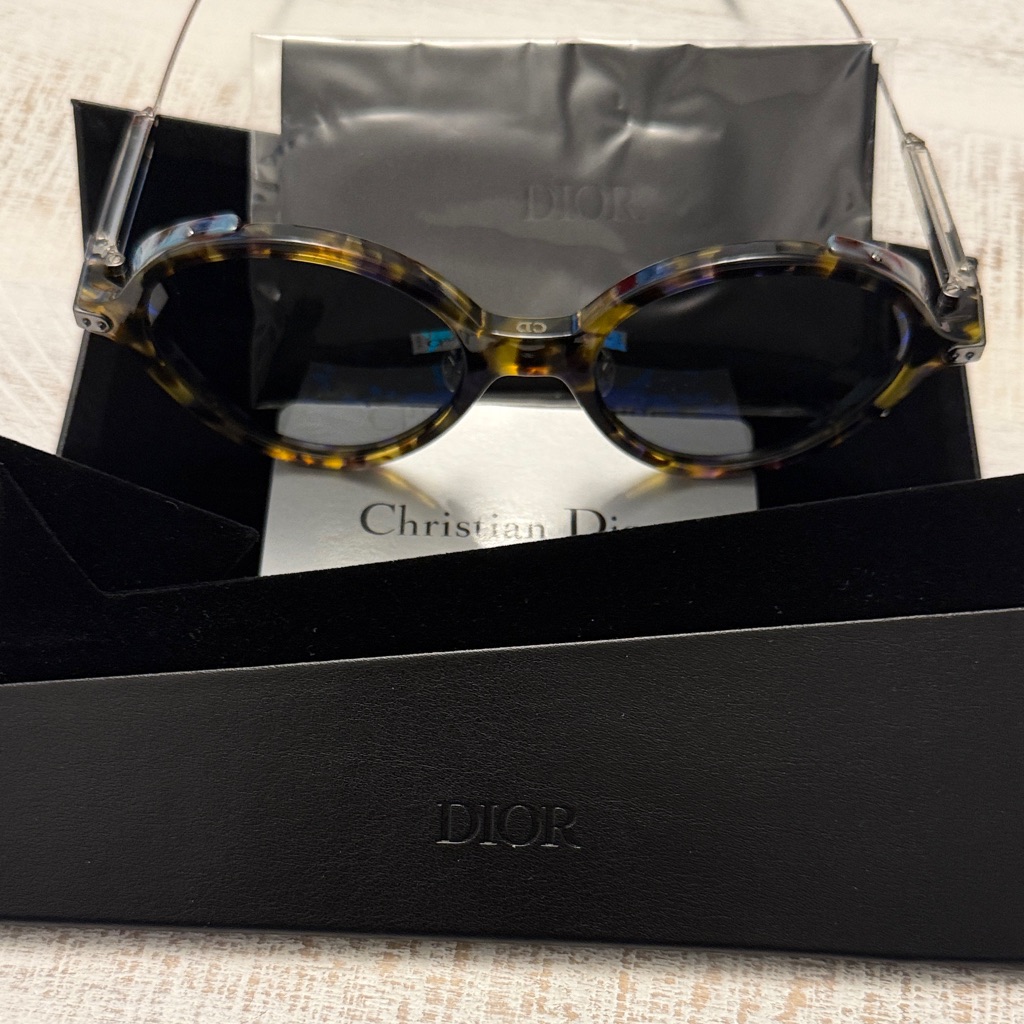 Dior Tortoise Shell Round Sunglasses